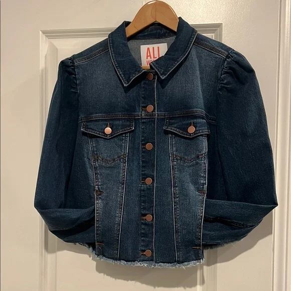 All Worthy by Hunter McGrady Indigo Denim Jacket - Picture 5 of 7